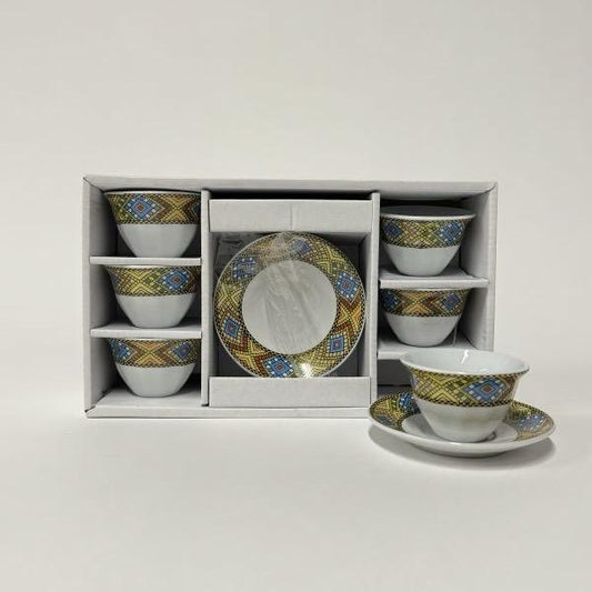 Tilet 6pcs Coffee Cup and Saucer