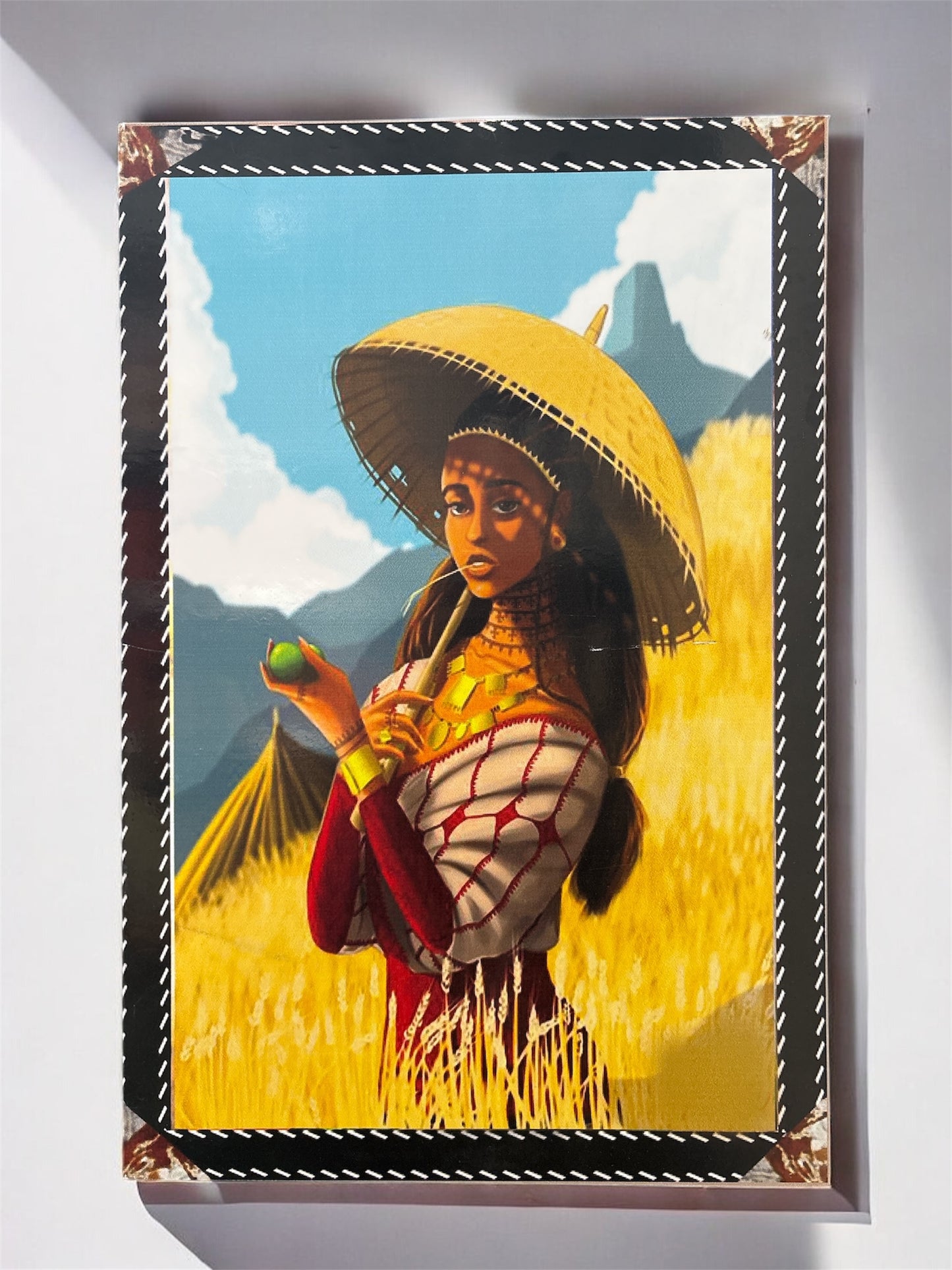 Traditional Wall Art – Ethnic Woman in Golden Fields