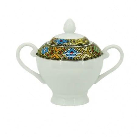 Coffee set- 23 Piece Traditional Coffee set with Jebena Coffee pot