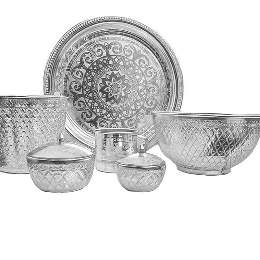 Silver Coffee preparation assortment 6 set