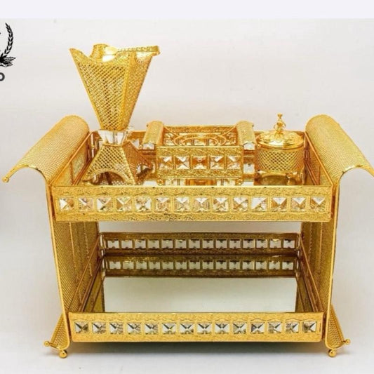 Golden Coffee Table Set