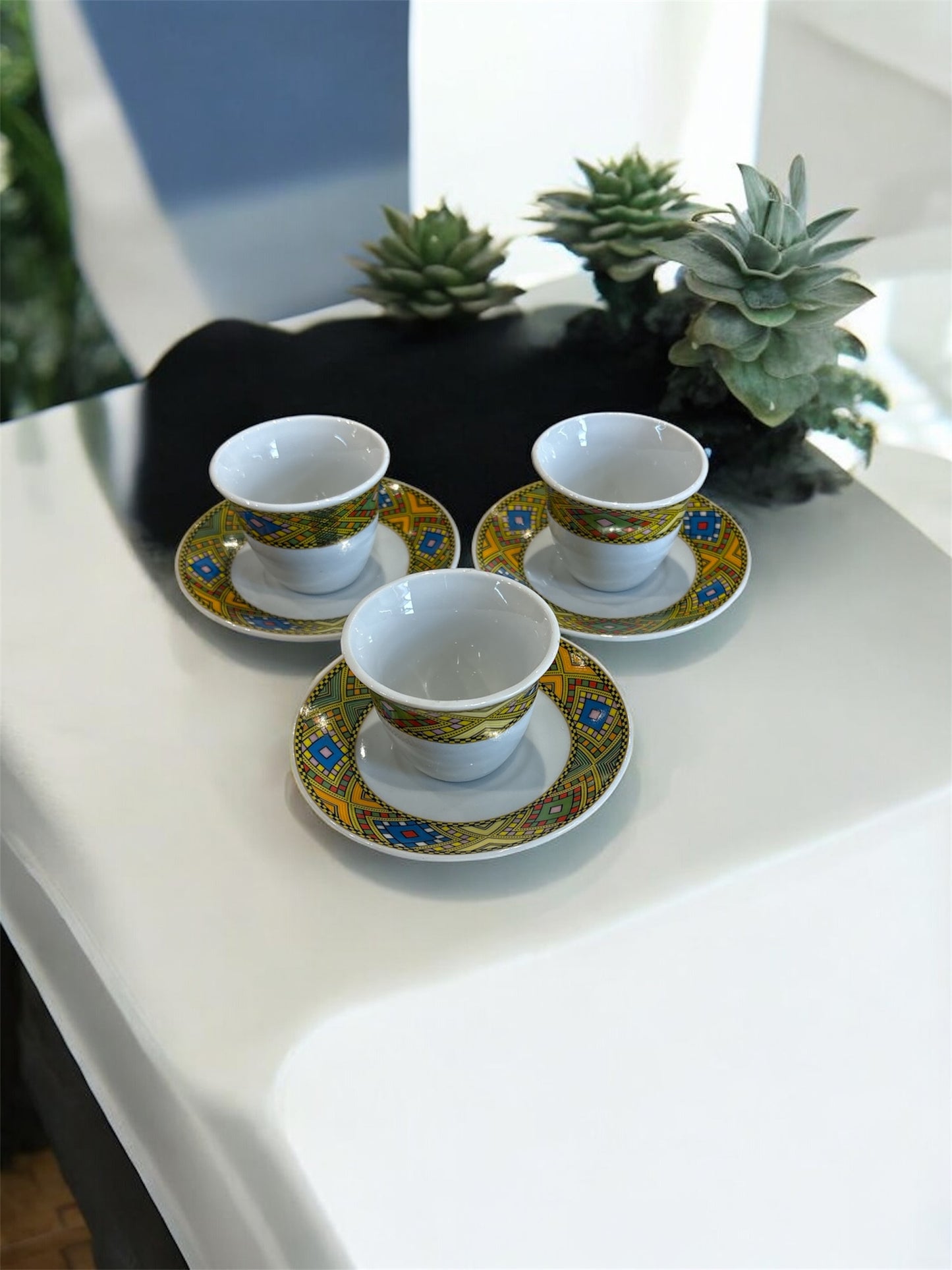 Tilet 6pcs Coffee Cup and Saucer