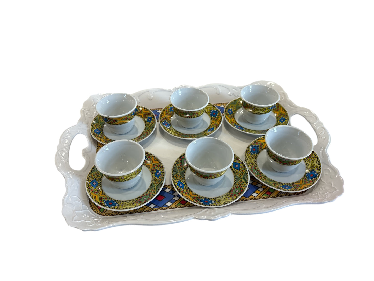 Tilet 6pcs Coffee Cup and Saucer