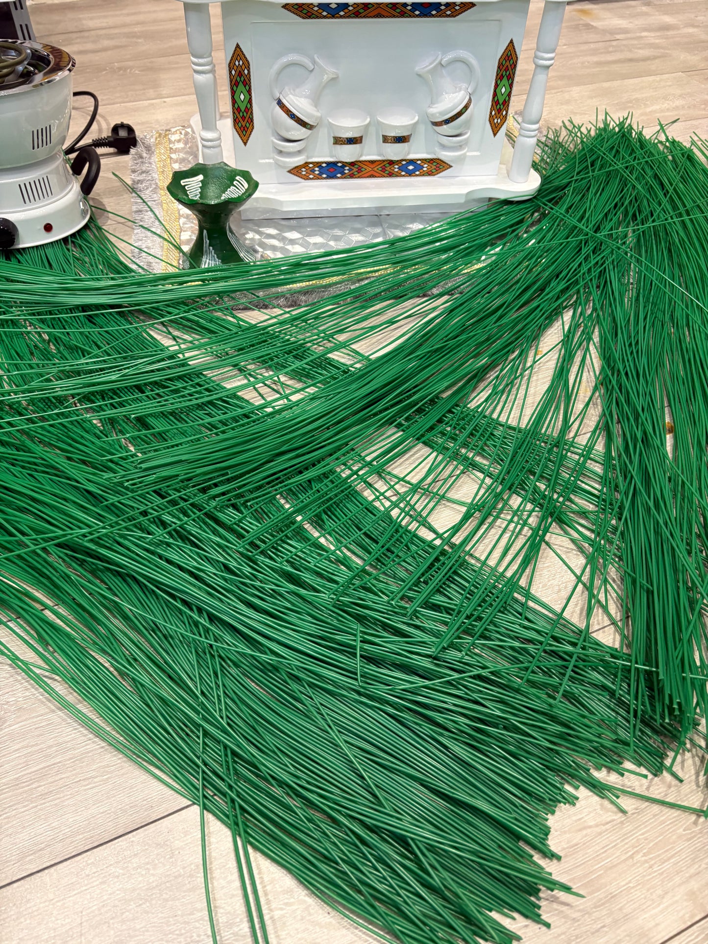 Habeshan ሰቲ “ Plastic Coffee Ceremony Grass “