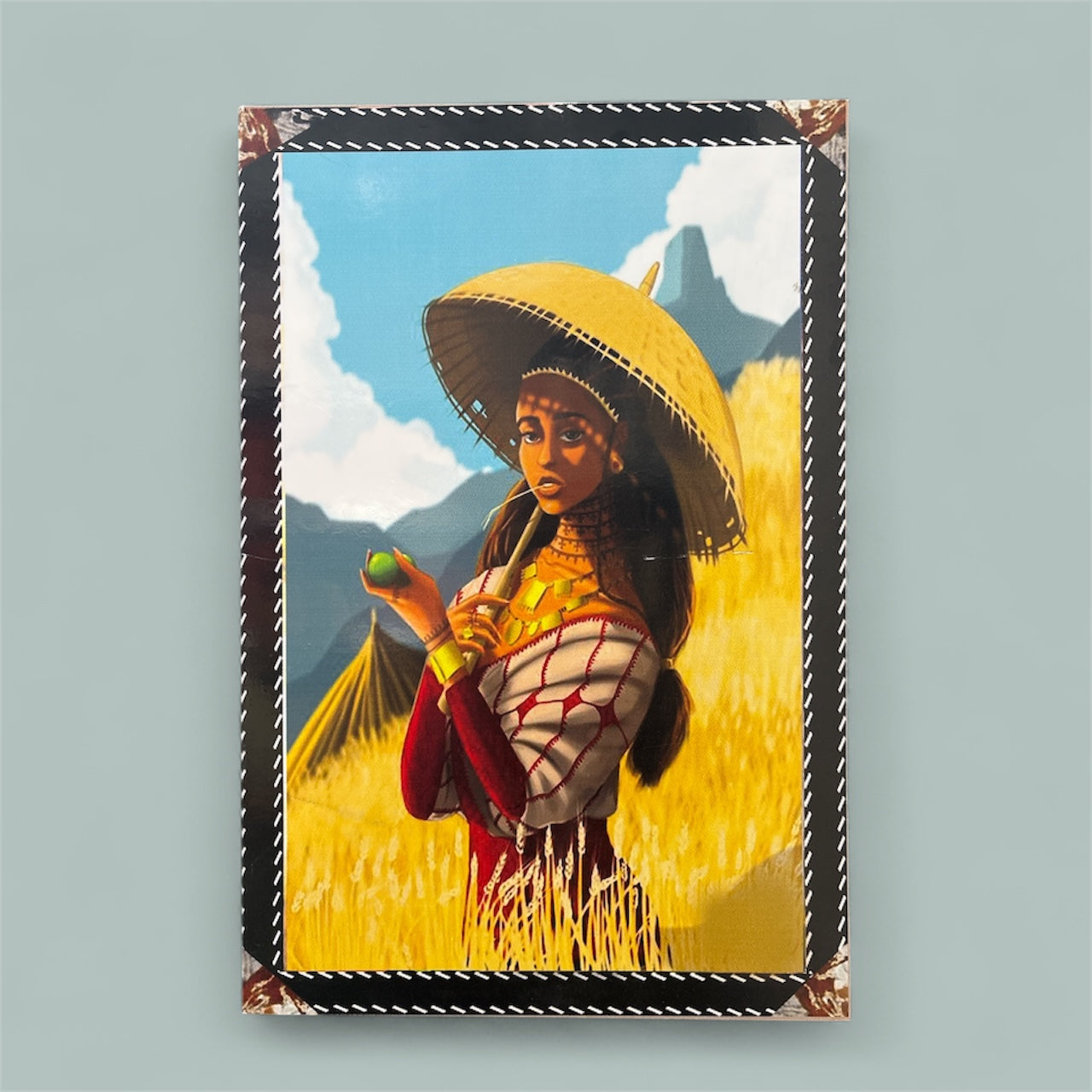 Traditional Wall Art – Ethnic Woman in Golden Fields