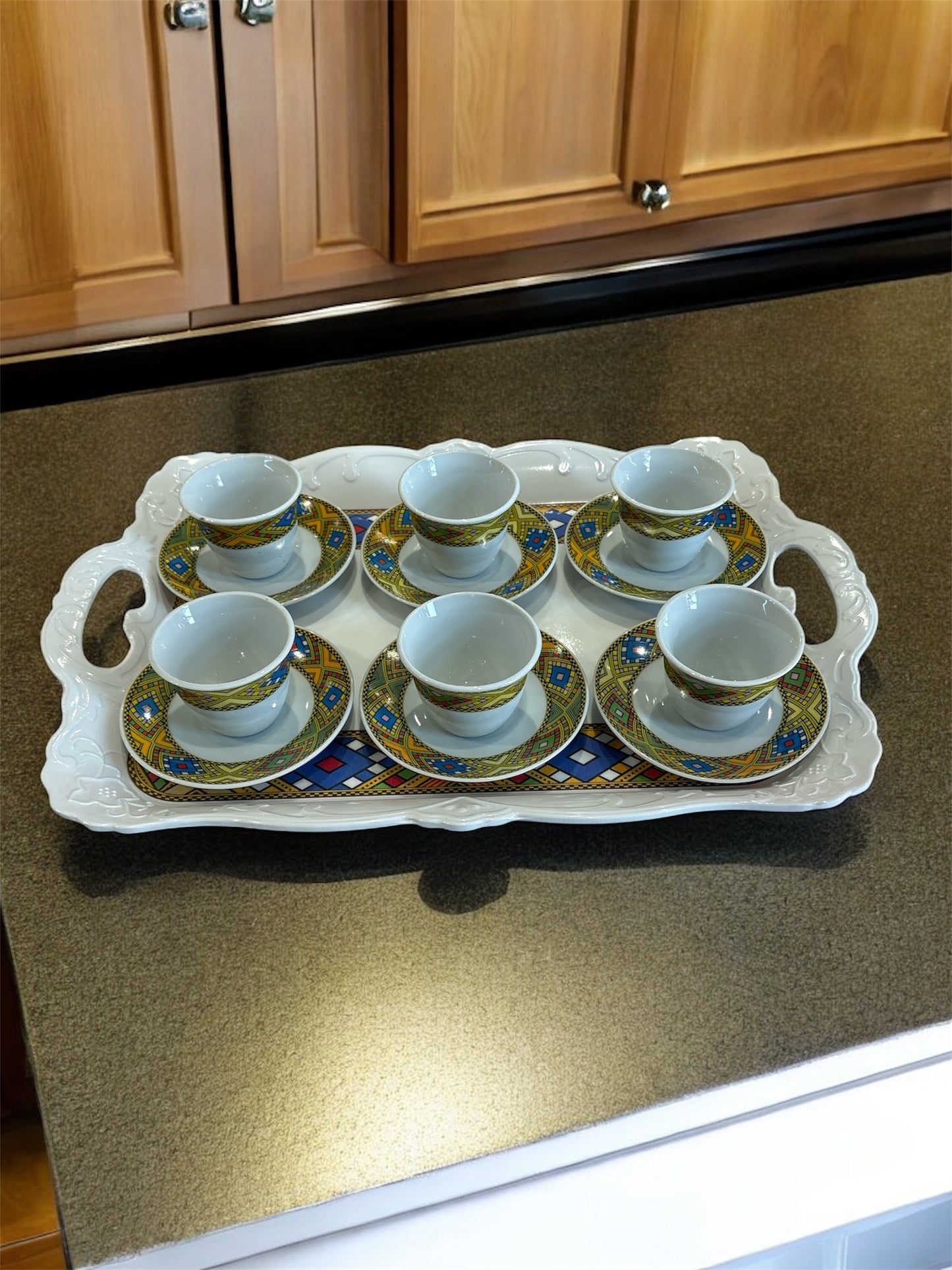 Tilet 6pcs Coffee Cup and Saucer