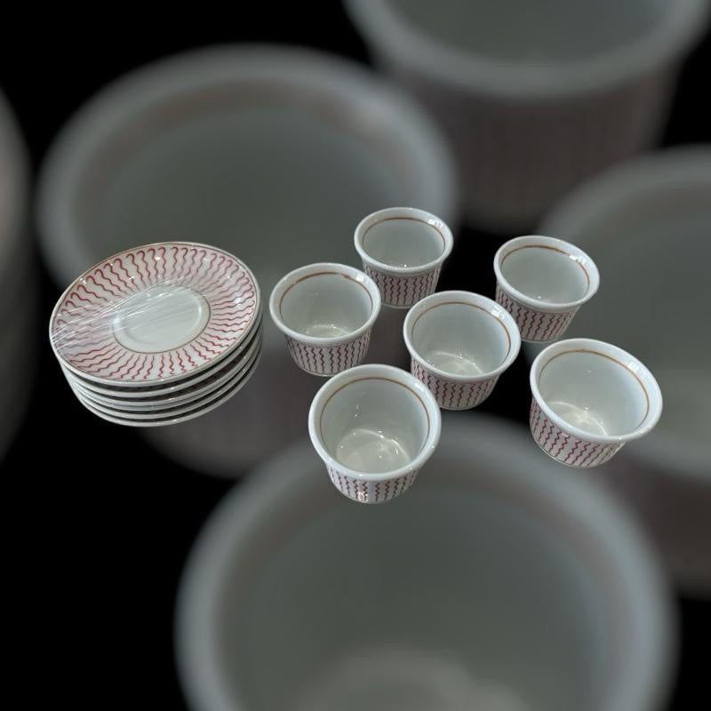 6pcs Coffee Cup and Saucer