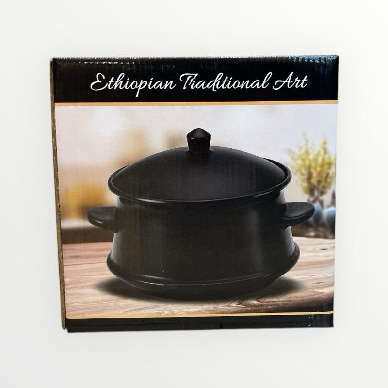 ETHIOPIAN/ ERITREAN TRADITIONAL COOKING-POT (TSAHLI - ጻሕሊ)